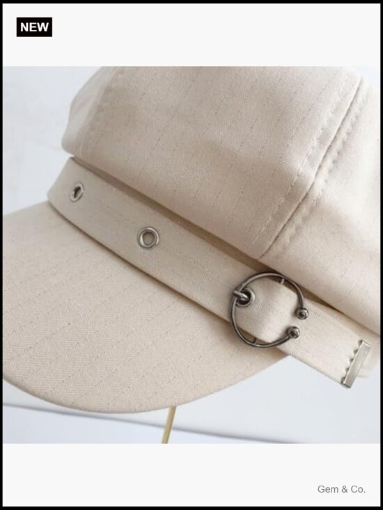 Vintage Newsboy Cap Winter Beret Sun Hat for Women One Size main image 4